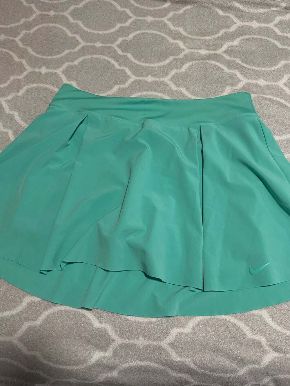 Nike Women's XL Dri-FIT Advantage Pleated Tennis Skort Mint Green